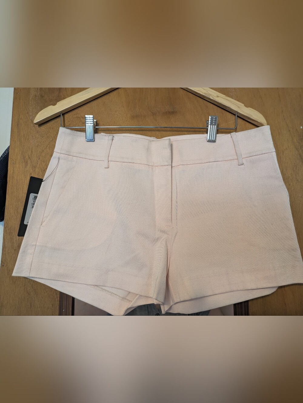 Women’s Light Pink Stretch Cotton Shorts